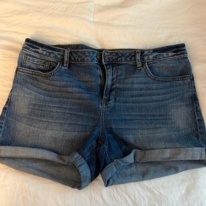 Lauren Conrad blue jean shorts